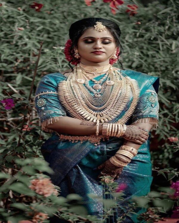Marvellous Firozi Soft Banarasi Silk Saree With Unique Blouse Piece